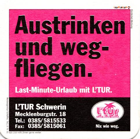 schwerin sn-mv l'tur 1a (quad185-austrinken-schwarzrot)